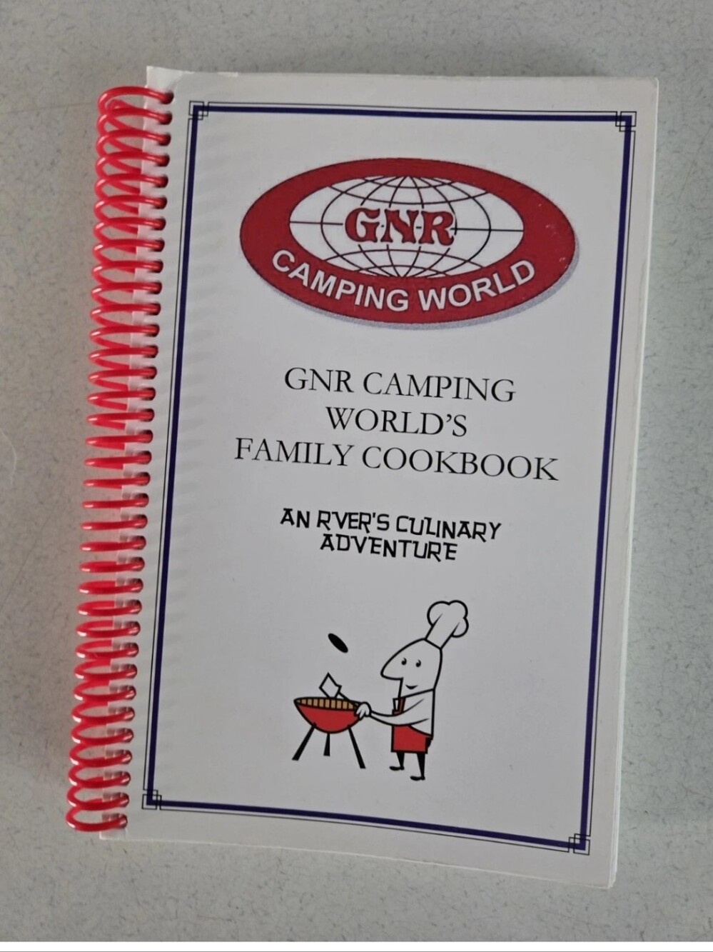 GNR Camping World  Recipes Cookbook Vintage